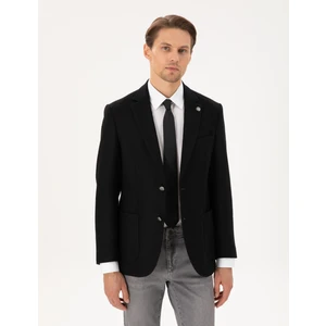 Pierre Cardin Erkek Siyah Slim Fit Ceket 50291938-VR046