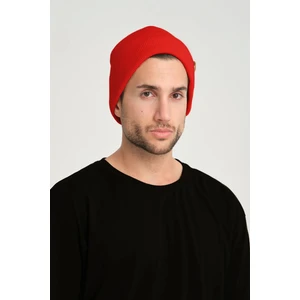 Nar Çiçeği Rengi Örme Basic Bere | Unisex Basic Bere