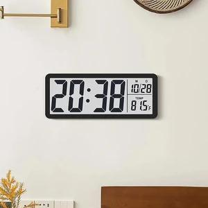 LCD Ekran 20 x 8 cm Dijital Duvar Saati