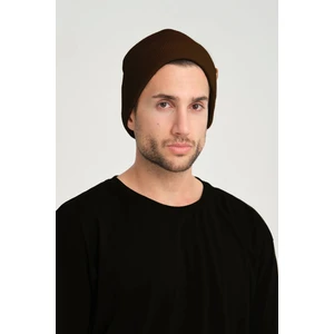 Kahve Rengi Örme Basic Bere | Unisex Basic Bere