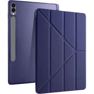 Galaxy Tab S10 Plus Uyumlu 12,4 Inç Kılıf Fuchsia Akıllı Kalem Bölmeli Standlı Tri Folding Smart Kılıf