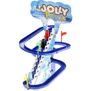 Oyuncak Penguen Kaydıraklı Işıklı Sesli Dön Dolaş Kaydıraklı Merdivenli Penguen Pilli Eğlenceli