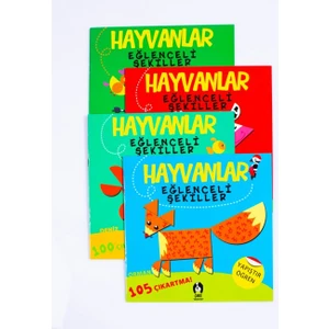 Hayvanlar Eğlenceli Şekiller Set