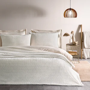 Lines Tek Kişilik Yatak Örtüsü - Şampanya