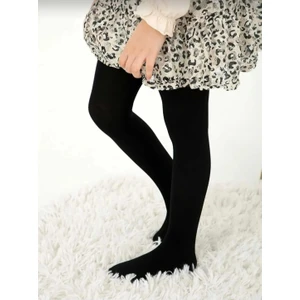 Çorapdiyarı & Bella Calze Mikro 50 Düz Siyah Çocuk Külotlu Çorap