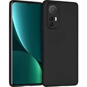 Piyasa Sepeti Xiaomi Mi 12 Pro Premium Silikon Kılıf Siyah