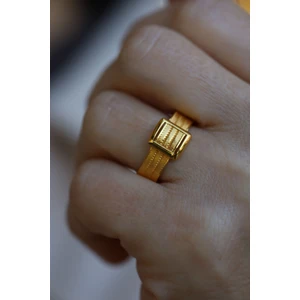 Yenigün Kuyumculuk 14 Ayar Altın Trabzon Hasır Modeli Yüzük