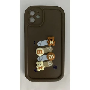 Osm Gsm Apple iPhone 11 Uyumlu Kılıf Kamera Korumalı 3D Ayıcıklı Eğlenceli Renkli Yumuşak Silikon Kapak