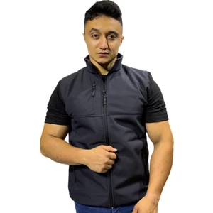 Bafaco Tekstil /  Soft Shell Antrasit Yelek