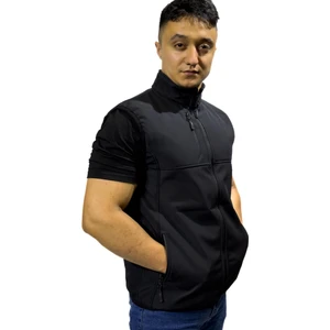 Bafaco Tekstil /  Soft Shell  Siyah Yelek