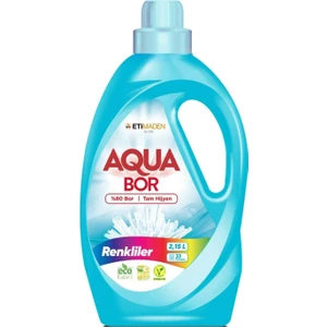 Eti Maden Aquabor Çamaşır Deterjanı Renkliler Için Sıvı 2.15 lt 33 Yıkama