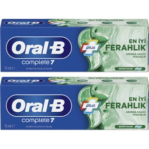 Oral-B complete 7 Üstün Ferahlık Diş Macunu 75 ml x 2