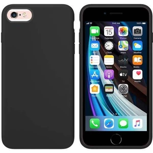 Piyasa Sepeti Apple iPhone 6S İçi Kadife Silikon Kılıf Siyah