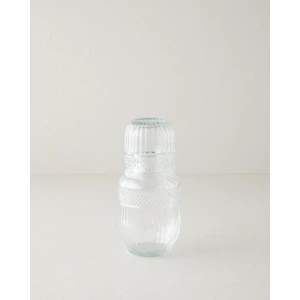 English Home Olympia Cam Başucu Sürahi 560 ml + 200 ml Şeffaf