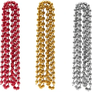 Premium 5 Metre 6mm Yılbaşı Zincir Süs Kırmızı