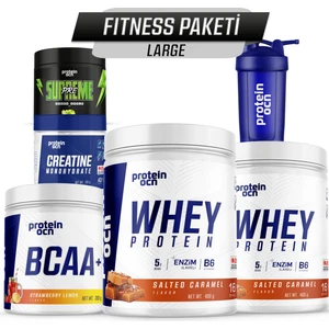 Fitness Paketi Large - Salted Caramel Strawberry Lemon