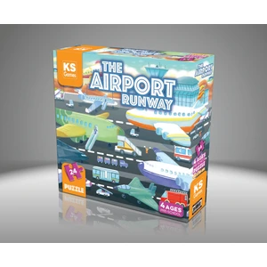 KS Games The Airport Runway Pre School Puzzle 24 Parça