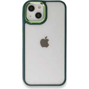 Apple iPhone 14 Plus Kılıf Kenarı Silikon Arkası Darbelere Karşı Sert Pc Dora Kapak