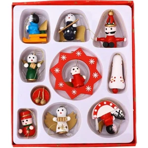 Premium Collection 12lı Dekoratif Yılbaşı Süs Paketi