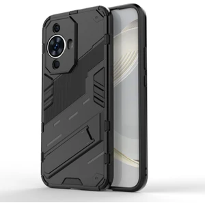 Huawei Nova 12S /nova 11 Matrix Serisi Armor Standlı Perfect Koruma Kılıf - Siyah AL3416