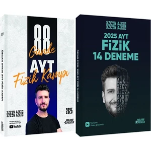 Parlayan Projeler Özcan Aykın 2025 AYT 88 Günde Fizik Kampı - 14 Deneme