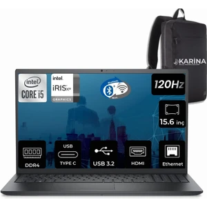 Vostro 3520 I5-1235U 32GB 1tb SSD 15.6 Fhd FreeFreedso Taşınabilir Bilgisayar N3002PVNB3520UBU-05