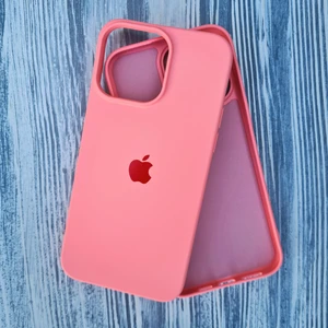 Pirok Store Apple iPhone 15 Pro (6.1 Inç) Uyumlu Lansman Içi Kadife Silikon Kılıf