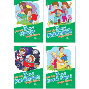 3. Sınıf Çıtır Çıtır  Çalışma Kitabım 4'lü Set (Türkçe-Matematik-