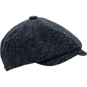 BE Hoope Kışlık Kaşe Ingiliz Stili 8 Parçalı Peaky Blinders Kasket Şapka