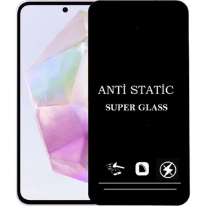 Samsung Galaxy A35 Anti Statik Ekran Koruyucu Toz Tutmayan Kırılmaz Cam