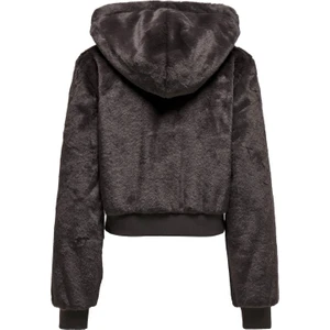 Onlvenıce Faux Fur Hood Bomber  Kadın Mont 15322127