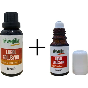 Lugol - Iyot Kafesi Seti – %2 Lugol 30ML + Roll-On 10ML