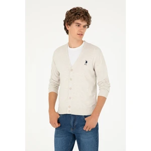 U.S. Polo Assn. Erkek Taş Melanj Hırka (Triko) 50293531-VR225