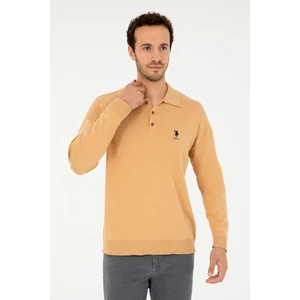 U.S. Polo Assn. Erkek Camel Kazak /Triko 50293506-VR015