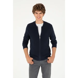 U.S. Polo Assn. Erkek Lacivert Hırka (Triko) 50293528-VR033