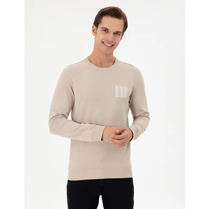 U.S. Polo Assn. Erkek Taş Sweatshirt 50290252-VR049