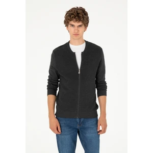 U.S. Polo Assn. Erkek Antrasit Melanj Hırka (Triko) 50293528-VR081