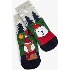 Soket Çorap Hayvan Detaylı