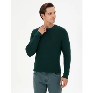 U.S. Polo Assn. Erkek Koyu Yeşil Kazak /Triko 50298282-VR079