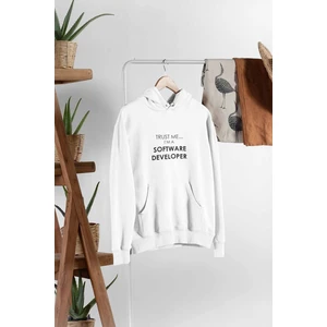 Qoeuyl Boutique Trust Me I Am A Software Developer Bilgisayar Programcısı Yazılımcı Baskılı Unisex Sweatshirt Hoodie