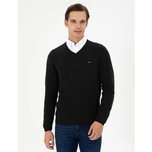 U.S. Polo Assn. Erkek Siyah Kazak /Triko 50298283-VR046