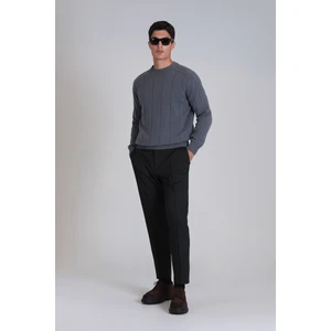 Lusi Spor Erkek Chino Pantolon Slim Fit Siyah