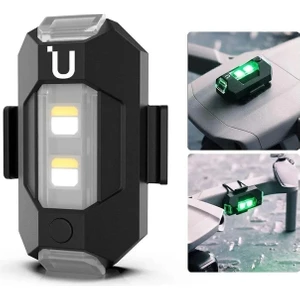 Evrensel Flaşlı Uyarı Lambası 7 Renkli USB Şarj Edilebilir Uçak LED Acil Işıkları Drone Bisiklet
