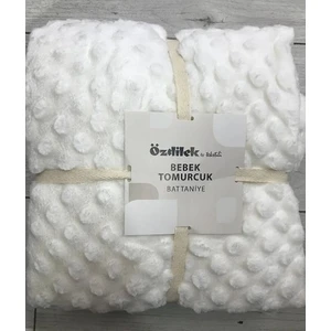Bebek Tomurcuk Battaniye 90 x 110 cm Krem
