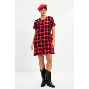 Stella Pulvis Pembe Tüvit Mini Elbise