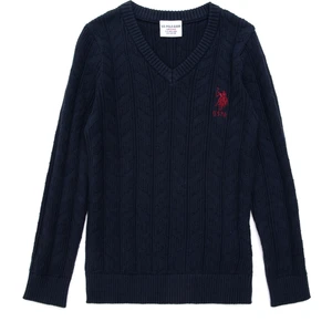 U.S. Polo Assn. Erkek Çocuk Lacivert Kazak /Triko 50293535-VR033
