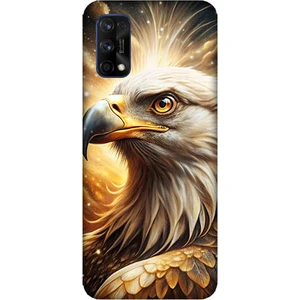 Realme 7 Pro Uyumlu Kartal Bakışı  Desenli Silikon Kılıf