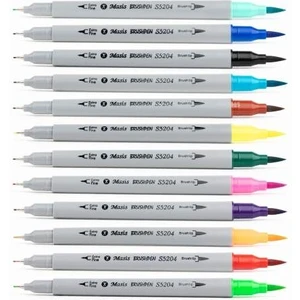 Brushpen Çift Taraflı Keçeli Kalem 12 Li