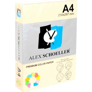 Alex Schoeller A4 Renkli Fotokopi Kağıdı 500 lü Krem (ALX 510)