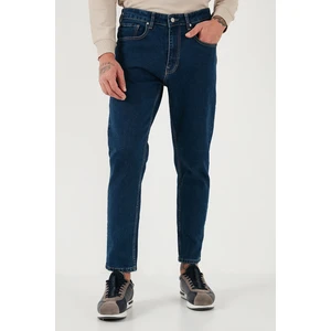Streç Pamuklu Slim Fit Normal Bel Boru Paça Jeans Erkek Kot Pantolon 5900S34MILANO